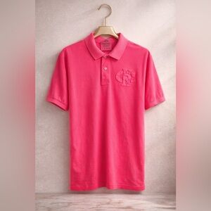 Charapa Italian Pink Polo Shirt XXL Premium Peruvian Cotton Classic Fit